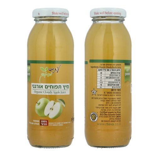 מיץ תפוחים אורגני 250 מל עתיד ירוק