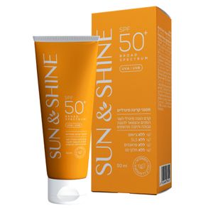 סאן אנד שיין קרם הגנה מינרלי 50+ SPF
