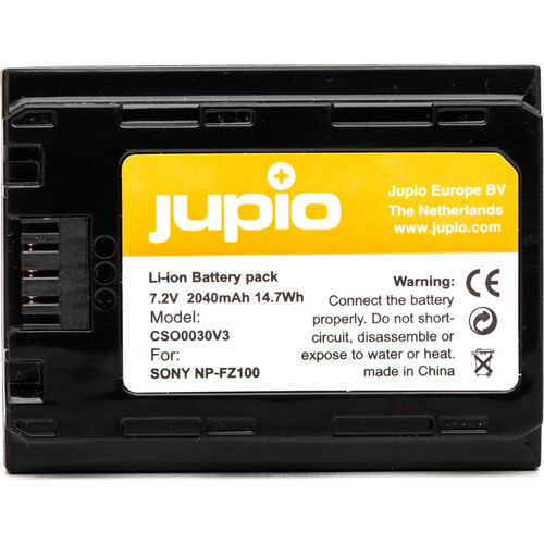 סוללת ליתיום Jupio NP-FZ100 2040mAh למצלמות Sony
