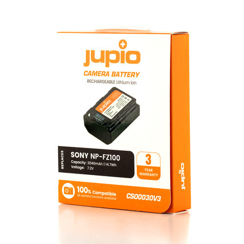 סוללת ליתיום Jupio NP-FZ100 2040mAh למצלמות Sony