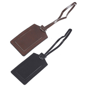 תג מזוודה עור