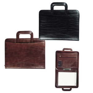 מכתביה עור עם ידיות נשלפות