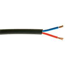 כבל רמקול שחור להתקנות Van Damme ecoflex install grade, 2 x 4mm², LSZH