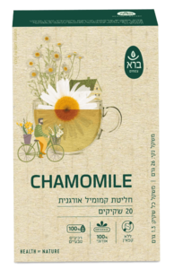חליטת צמחים אורגנית קמומיל ברא צמחים 20 שקיקים - Bara Chamomile