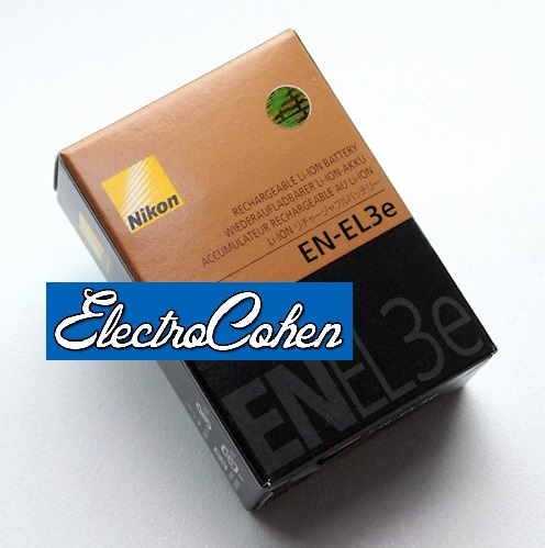 סוללה מקורית למצלמה Nikon EN-EL3E 