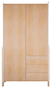 ארון לחדר תינוק / ילדים 3 דלתות עשוי MDF עם מסילות טריקה שקטה - פראג