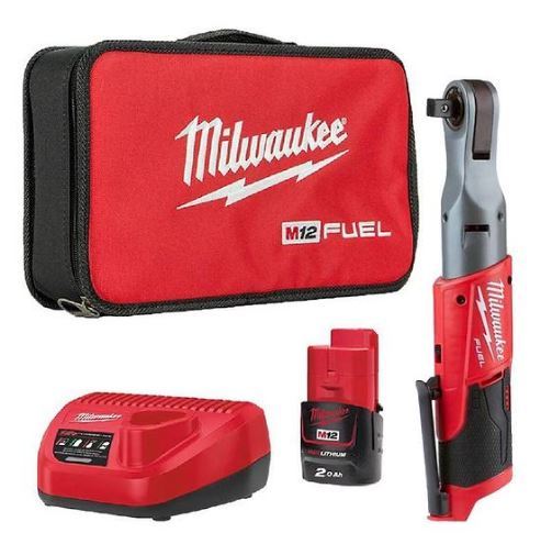 רצ'ט נטען D1/2 12V + סוללה 2AH מבית Milwaukee