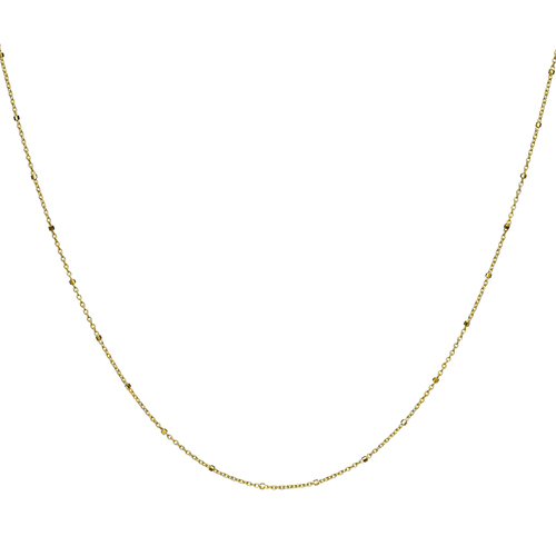 שרשרת רולו עם חרוזים 14K 