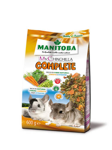 מזון לצ׳ינצי׳לות 600 גרם - Manitoba My Chinchilla Complete