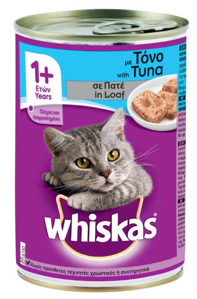ויסקס שימורים לחתול בטעם טונה  400 גרם - Whiskas