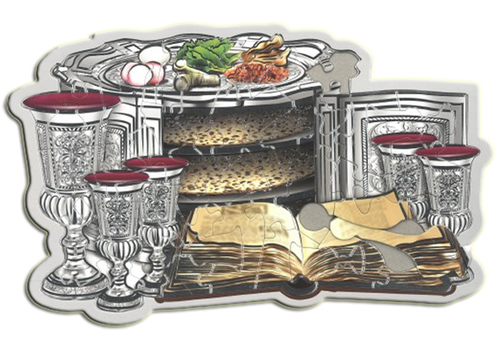 פאזל ליל הסדר צורני עם הטבעת כסף/זהב/ש.ה.