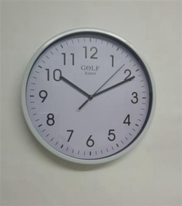 שעון קיר גולף לבן GOLF  3827-1
