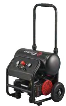 מדחס שקט וקומפקטי + עגלה ללא שמן 24 ליטר BRAND KR-2540ST