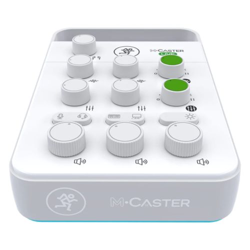Mackie M-Caster Live – Portable Streaming Mixer – White