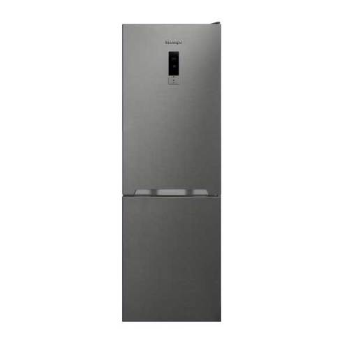 מקרר מקפיא תחתון 324 ליטר Delonghi DLR-393XR נירוסטה מושחרת *פתיחה ימין