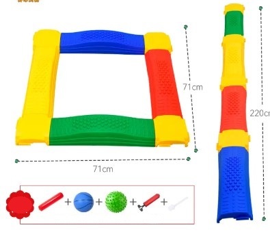 ערכת שיווי משקל מסלול שיווי משקל תחושתי לילדים 8 חלקים