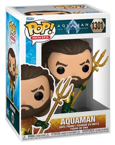 בובת פאנקו די.סי.: DC: Aquaman and the Lost Kingdom אקוומן עם חליפה מוזהבת