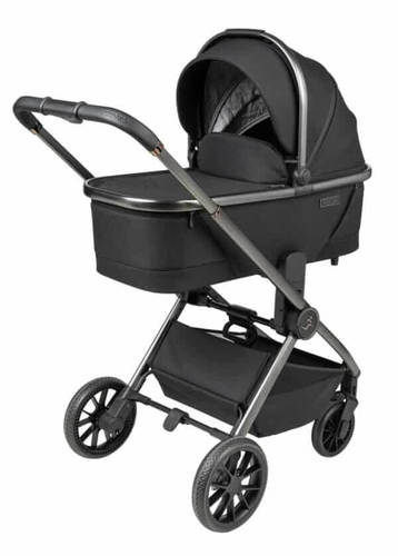 עגלת סיאלו פרו PRO 2024 Sport Line Cielo  ריפוד שחור / שלד אפור Brushed / ידית שחורה ספורטליין