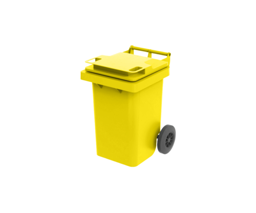עגלת אשפה דולב 60 ליטר בצבעים שונים 