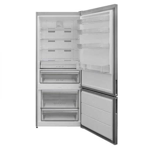מקרר מקפיא תחתון 526 ליטר Delonghi DLR853DX נירוסטה מושחרת