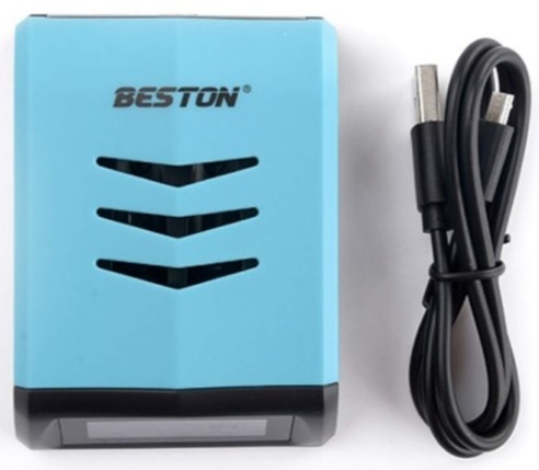 מטען סוללות נטענות  AA/AAA  עם תצוגה LCD מתח כניסה USB