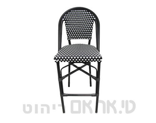 כסא בר ראטן דגם אוריאו חזית
