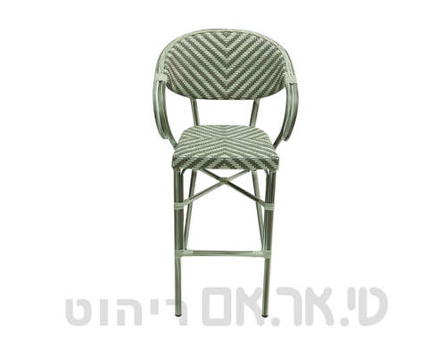 כסא בר ראטן דגם איקס חזית