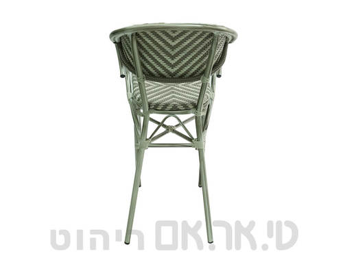 כסא בר ראטן דגם איקס גב
