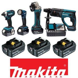 סט ליתיום DLX4165TX1 18V Makita 