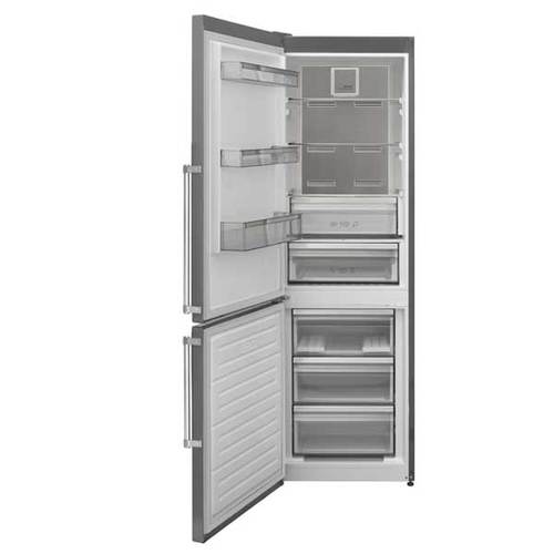 מקרר מקפיא תחתון 327 ליטר Delonghi DLR-GB383L זכוכית שחורה *פתיחה שמאל