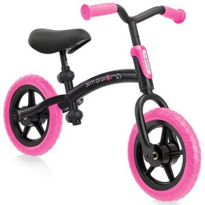 אופני איזון Go Bike 2024 עם שלדה מתהפכת, מצבי גובה במושב ובכידון - ורוד