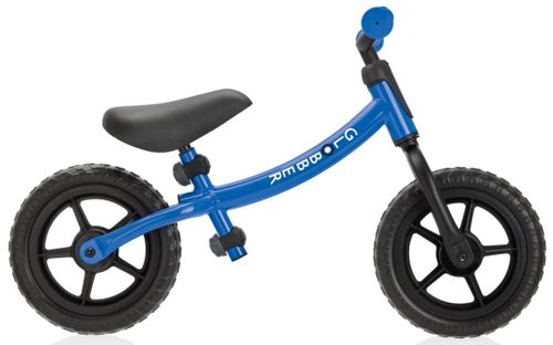 אופני איזון Go Bike 2024 עם שלדה מתהפכת, מצבי גובה במושב ובכידון - כחול