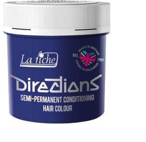 לה ריץ צבע לשיער על בסיס מים בגוון Neon Blue כחול נאון -Larich