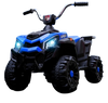 טרקטורון חשמלי לילדים 6V עם אורות LED קדמיים ואפקטים קוליים - כחול