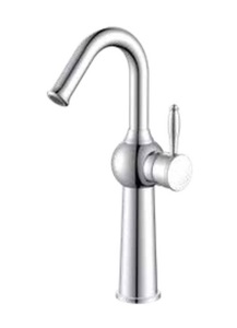 ברז גבוה פיה מסתובבת ניקל מבריק 6121 סיוון אופיר