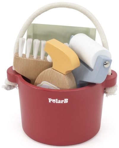 ערכת כלי ניקוי לבית מעץ 5 חלקים