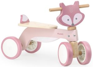 בימבה מעוצבת מעץ מלא עם גלגלי EVA - שועל