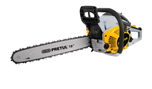 מסור שרשרת 18" דלק+שמן TRUPER PRETUL 45CC