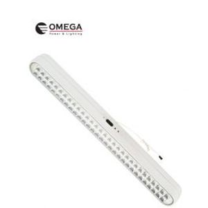 תאורת חירום נטענת 60 נוריות לד  Omega