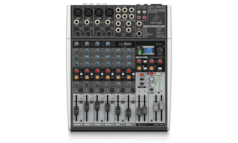 מיקסר 4 מונו, 2 סטר, AUX 2 , מולטיאפקט, "19, סדרת XENYX, BEHRINGER