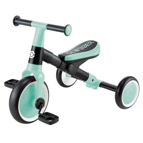 תלת אופן ללימוד רכיבה הופך לאופני איזון LEARNING TRIKE 2IN1 - מנטה