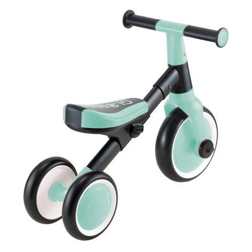תלת אופן ללימוד רכיבה הופך לאופני איזון LEARNING TRIKE 2IN1 - מנטה