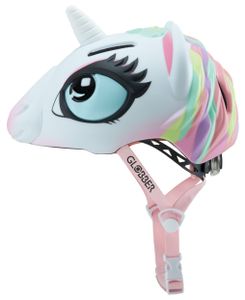 קסדה מעוצבת לילדים FANTASY עם מנגנון התאמה לראש ותאורת LED אחורית (S/M) - חד קרן