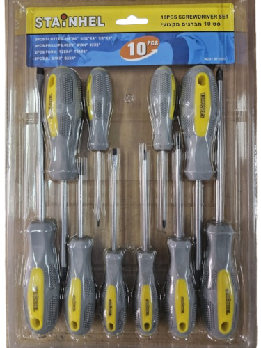 סט מברגים מקצועי 10 יח׳