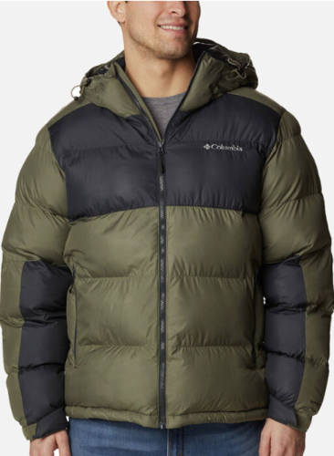 מעיל מבודד לגברים Pike Lake II Hooded מבית קולומביה Colombia ירוק