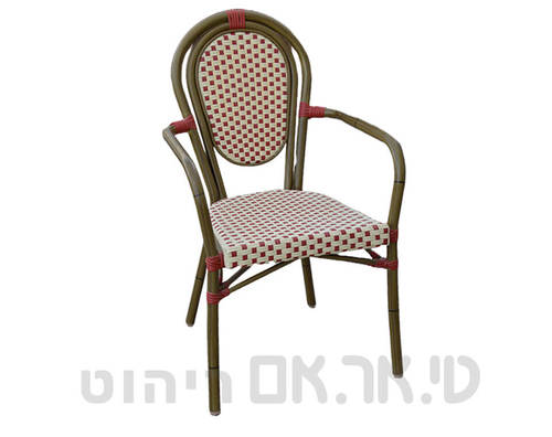 כסא ראטו דגם סקארלט עם ידיות