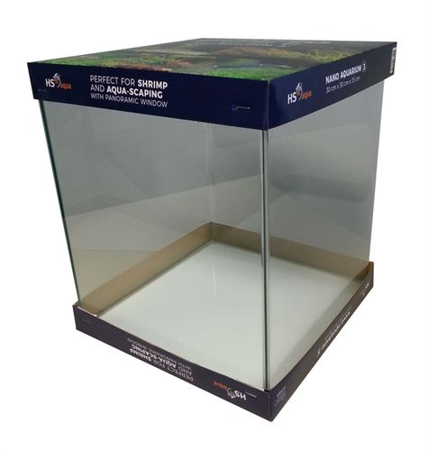 אקווריום ננו קיוב 35*30*30 | HS AQUA AQUARIUM VOLGLAS QUADRO CUBE NO.3 30X30X35 CM