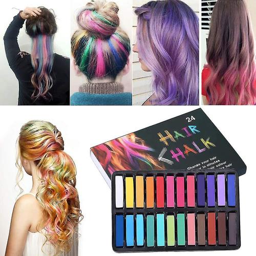 36 גירים צבעוניים לצביעת שיער HAIR CHALK 
