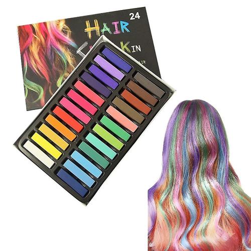 36 גירים צבעוניים לצביעת שיער HAIR CHALK 