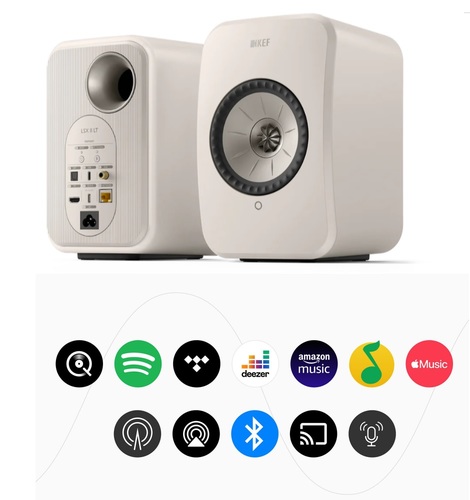 זוג רמקולים מוגברים מבית KEF דגם LSX II LT